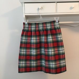 JCREW PLAID SIDEWALK SKIRT SIZE 00